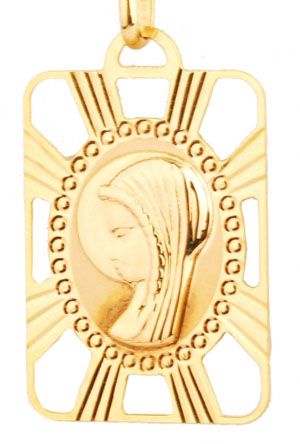 medalik złoty komunia